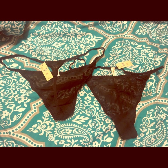 Cacique Other - NWT (2) Black Cacique G-string and Thong 22/24 Cacique Other - NWT (2) Black Cacique G-string and Thong 22/24
